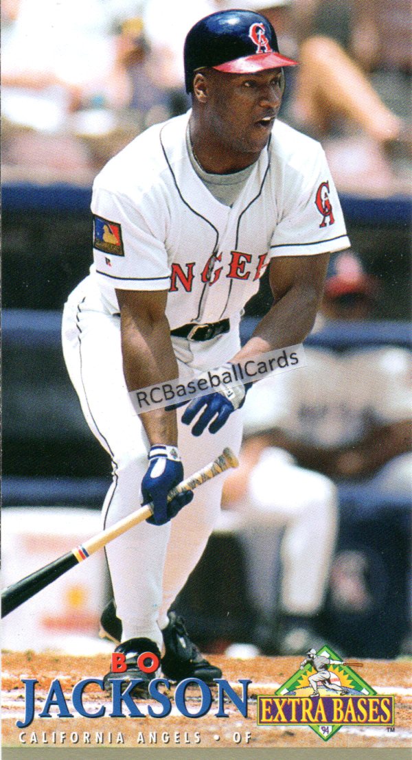 July 7, 1994; California Angels Bo Jackson during a game against