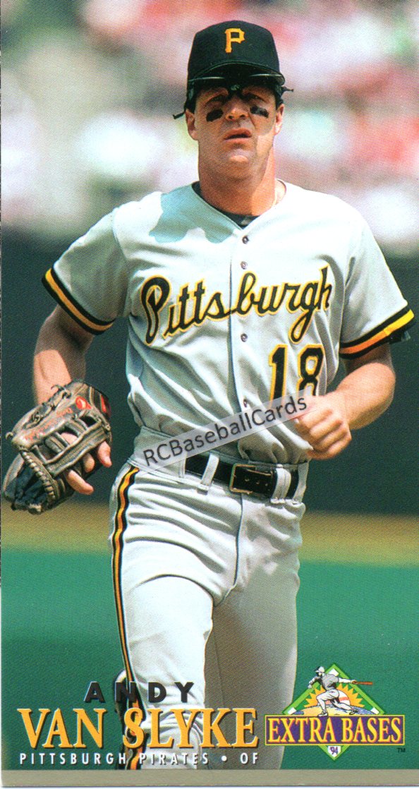 1994 Andy Van Slyke Pittsburgh Pirates Game Worn Jersey.