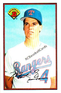 1989 Texas Rangers Baseball Trading Cards - Baseball Cards by ...
