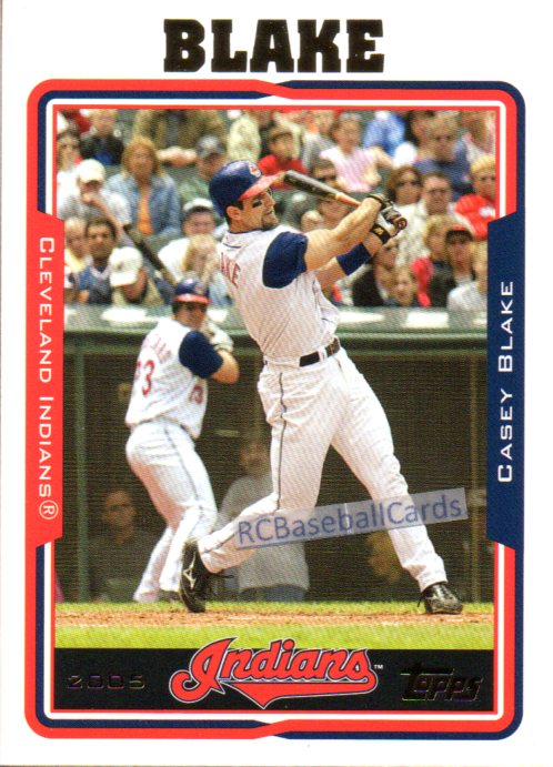 2005 Cleveland Indians Baseball Trading Cards - Baseball Cards by  RCBaseballCards