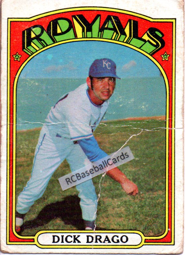1970-1974 Kansas City Royals Vintage Baseball Trading Cards - Baseball Cards  by RCBaseballCards