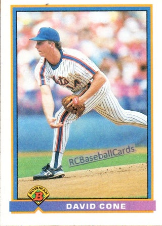  1991 Topps Baseball #680 David Cone New York Mets :  Collectibles & Fine Art