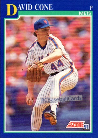  1991 Topps Baseball #680 David Cone New York Mets :  Collectibles & Fine Art