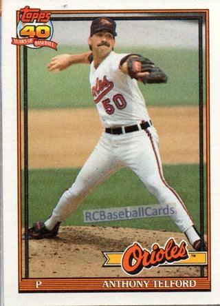 Chris Hoiles - Baltimore Orioles (MLB Baseball Card) 1991 O-Pee