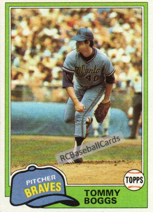 1980 - 1981 Atlanta Braves Baseball Trading Cards - Baseball Cards by ...