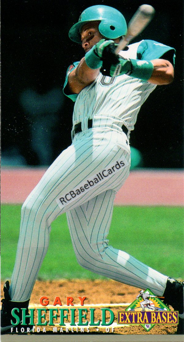 355 Gary Sheffield - Florida Marlins - 1995 Upper Deck Baseball – Isolated  Cards