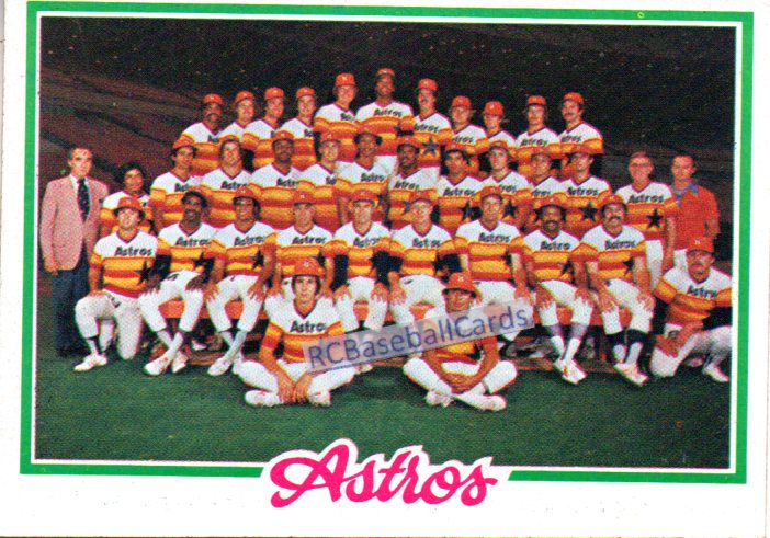 1978 - 1979 Astros Baseball cards - Baseball Cards by RCBaseballCards
