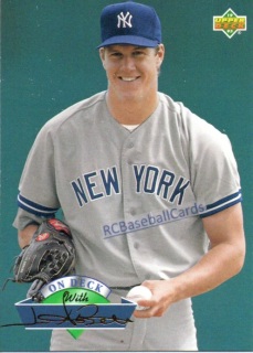 1993 Upper Deck Jim Abbott New York Yankees #D1 On Deck